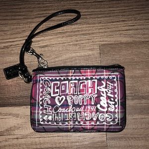 Vintage Coach wristlet